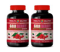 Weight Loss Appetite suppressant and Energy - Goji Berry - Natural ANTIOXIDANT Complex - Pomegranate Pills - 2 Bottles 120 Capsules