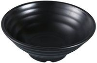 Yanco BP-3017 Black Pearl-2 Bowl, 16oz Capacity, 7" Diameter, 2.75" Height, Melamine, Black Color with Matting Finish, Pack of 24