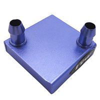 Yobett DIY Aluminum Water Cooling Block for CPU Graphics Radiator Heatsink 42x 42x 9 Mm
