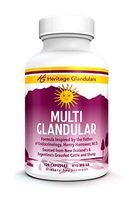 Heritage Glandulars Multi Glandular, Feed 9 Organs Simultaneously (120 Capsules)