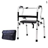 SNLY Lightweight Aluminium Walking Frame,Foldable and Adjustable (Standard Walking Aid for The Elderly),A