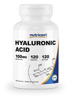 Nutricost Hyaluronic Acid Capsules 100mg,120 Veggie Capsules - Gluten Free, Non-GMO
