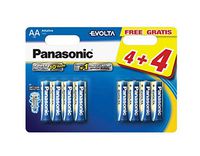 Panasonic EVOLTA AA Alkaline 8Pack 4+4