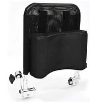 Wheelchair Headrest Neck Support Comfortable Seat Back Cushion Pillow Adjustable Padding for Toilet Chair Portable Universal (Black)