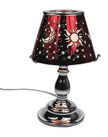 Electric Touch Fragrance Aromatherapy Lamp Oil Warmer Wax Melts Red Celestial Moon Sun Stars