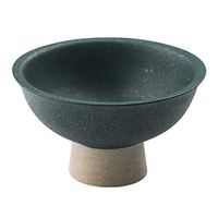 Bowl Creative Ceramic Dessert, Sauce Dish Ice Cream Folk culture bowl, Salad Folk culture bowl Cooking & Dining (Color : Green, Size : 11.8 6.8cm) Household tableware, retro bowl