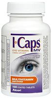 Alcon I-Caps Eye MultiVitamin Lutein Enriched - 100 Coated Tablets