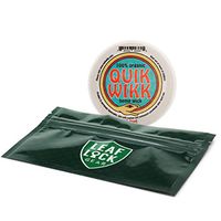 Quik Wikk 12 Feet Hemp Wick (1 Pack) with Leaf Lock Gear Smell Proof Pouch
