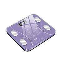 daily supplies Home Smart Bluetooth Body Fat Scale, USB Charging high Precision Measurement Digital BMI Bathroom Scale Health Scale, Body Composition Analyzer, LCD Backlit Display