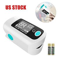 Pulse Oximeter Fingertip, Blood Oxygen Saturation Monitor for Pulse Rate with Lanyard - Suitable for Home, Exercise and Travel Use, Special situations are Most Important for Their own Safety (White)