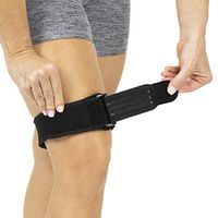 Vive IT Band Strap - Iliotibial Band Compression Wrap - Outside of Knee Pain, Hip, Thigh & ITB Syndrome Support - Neoprene Brace for Running and Exercise - Athletic Stabilizer for Men, Women