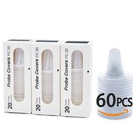 60x Ear Thermometer Covers, Refill Caps for All Braun ThermoScan Models and Other Types of Digital Thermometers, Disposable Probe Covers