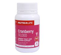 NUTRA-LIFE High Content Cranberry 50,000 Herbal Supplements 50 CAPS to Supports urinary tract health and comfort, wome's health with 1PCS Chinese Knot Gift made in Newzealand