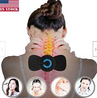 Preciashopping US US Portable Mini Electric Neck Massager Cervical Massage Stimulator Pain Relief