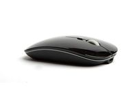 Ultra-Thin New 2.4G Office Wireless Mouse Mute Charging Mouse Notebook Home Mouse with USB Receiver Compatible for Notebook, PC, Laptop, Computer, MacBook (Black)