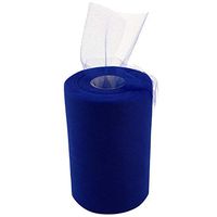 Royal Blue Tulle Wedding Reception Decor - 6" x 100 Yards, Healthcare Workers Support Ribbon, Easter, Fabric Netting Ribbon, Christmas, Wreath, Garland, Swag, Streamers, Gift Wrapping, Bows