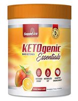 Ketogenic Essentials Exogenous Ketones Keto Powder Drink Mix- BHB Ketones - Zero Sugar, Zero Carbs, Zero Caffeine - Inch and Weight Loss - Orange Mango