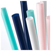 Ikea Sotvatten Straws 100x2 (200pack) Baby blue, Lime, Pink & Blue