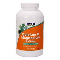 Now Foods Cal-Mag + D, 240 gels ( Multi-Pack)