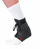 Mueller Soft Ankle Brace with Straps, Large, 1-Count Package