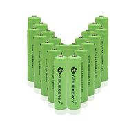 GEILIENERGY AA Size NICD AA 600mAh 1.2V Rechargeable Batteries for Solar Light,Solar Lamp,Garden Lights(Pack of 20)