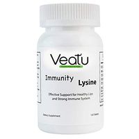 Veatu Immunity Lysine Capsules | Remedy for Cold Sores, Canker Sores, Fever Sores, Shingles | Supports Immune System Health and Metabolism Boost | 1000 mg