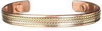 COPPER MAGNETIC BRACELETS Dazzling Copper Magnetic Bracelet, 0.02 Pound