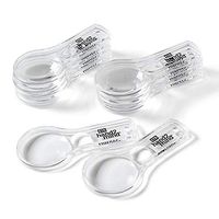 hand2mind Mini Plastic HandHeld Magnifying Glasses, 3X And 6X, Without Lanyard (Pack of 10) (12010)