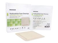 McKesson - Silicone Foam Dressing McKesson 6 X 6 Inch Square Adhesive with Border Sterile - 10/Box - McK