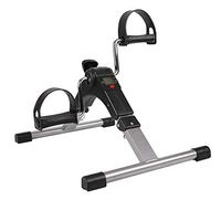 XWELL Folding Pedal Exerciser, Pedal Machine Under Desk Fitness Rehab Equipment,Adjustable Seniors, Elderly,PT - Folding Mini Stationary Bike Peddler