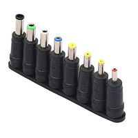 8pcs Universal AC DC Power Charger Charging Adapter Tips Sets for Lenovo Thinkpad Dell Sony Laptop Asus HP LED Strips