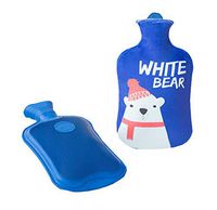 Large Winter 2L Hot Water Bottle Winter Warm,(Random Cover)