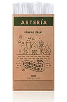 Eco Friendly Biodegradable Drinking Straws, Compostable Straws, 200 individually wrapped per Pack
