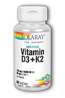 Solaray Vitamin D3 & K2  Vcaps