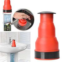 Cascabar Manual Toilet Sewer Fouler Dredger Air Power Manual Clog Sink Plunger For Bathroom