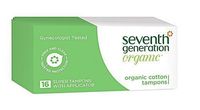 Seventh Generation Chlorine Free Applicator Tampons Super 16 count (Pack of 3)