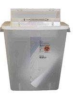 Kendall Sharps Container 12 Quart Clear - Model 8536sa