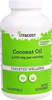 Vitacost Organic Coconut Oil - 4000 mg Per Serving - 120 Softgels