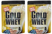 (2 Pack) - Weider Nutrition - Gold Whey Vanilla Fresh | 2000g | 2 PACK BUNDLE