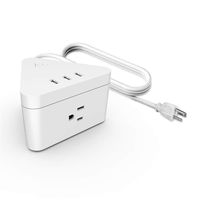 DELIXI Power Strip with USB, Smart Plug Multi Outlet WiFi Surge Protector with Heavy Duty 5ft Extension Long Cord, 1250W/10A