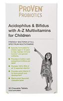 ProVen Proviotics - Acidophilus & Bifidus with A-Z Multivitamins for Children - 30 Chewable Tablets