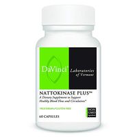 DaVinci Laboratories – Nattokinase Plus, Serrapeptase Supplement with Rutin, 60 Vegetarian Capsules