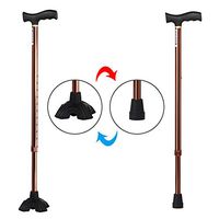 XUEME Smart Crutches Multifunctional Height Adjustable Anti-Slip mats Walking Walker Soft Rubber Massage Handle Safety, Comfort and Convenience