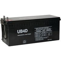 Universal Power Group 12V 200Ah 4D SLA AGM Battery Replacement for Sail Boats