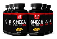Natural Omega Fish Oil 8060 for Heart Support Extra Strength (6 Bottles 360 softgels)