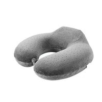 WAOBE U-Shaped Neck Pillow Natural Latex Neck Soft Collar Full Comfort Breathable Health Plane Travel Neck Nap Lie Lie Pillow, Gray