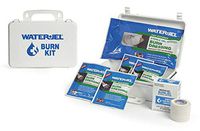 Burn Care Kit, Plastic Case, Wht, 6-1/2" H