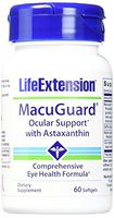 Life Extension MacuGuard Ocular Support with Saffron & Astaxanthin, 60 Softgels