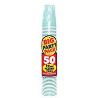 New Blue Plastic Cups Big Party Pack, 16 Oz., 50 Ct.