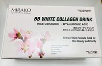 Mirako BB White Collagen Drink Rice Ceramide + Hyaluronic Acid 50mL x 10 Bottles
